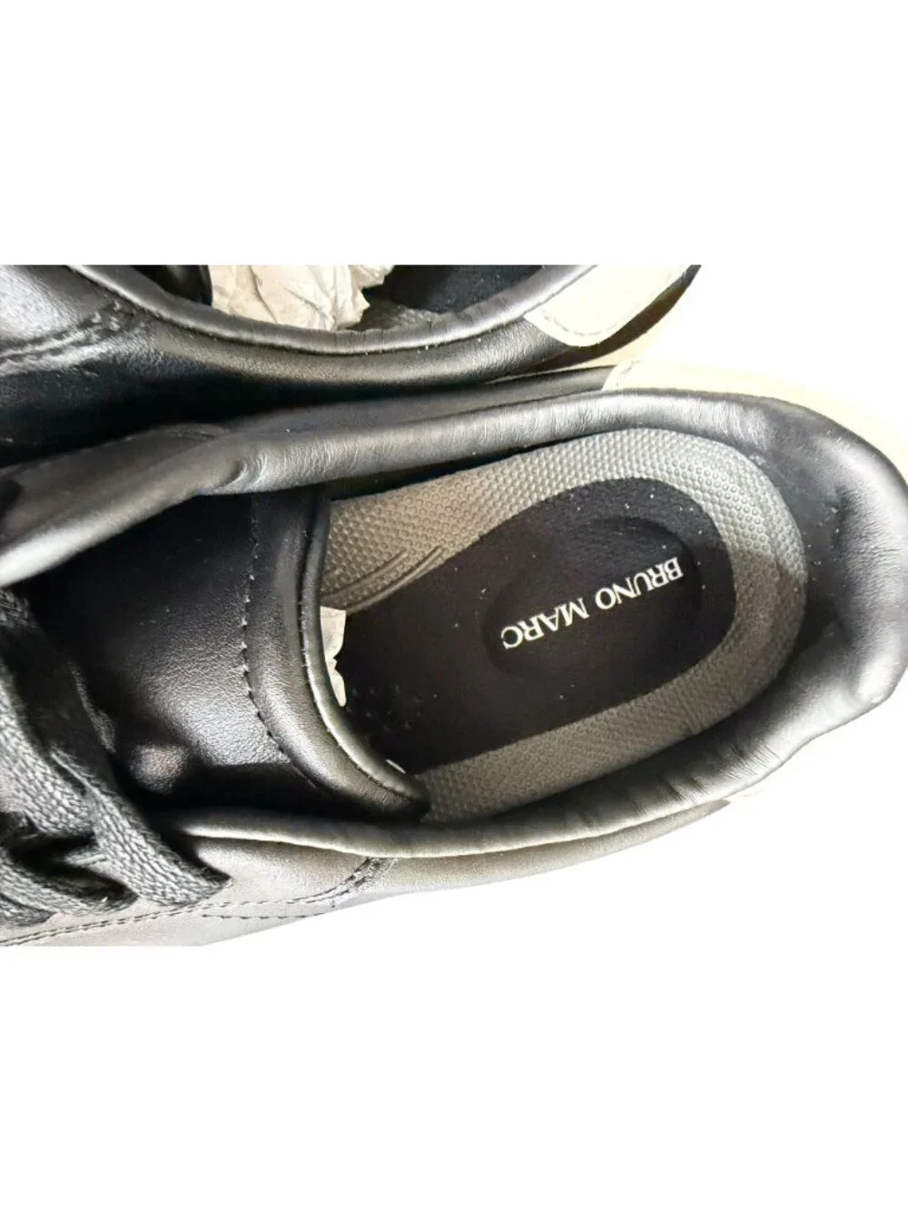 Bruno Marc Men's Casual Black & White‎ Sneakers Sz 13 NWB